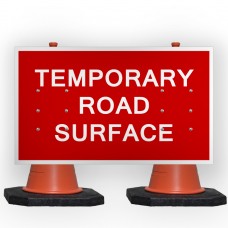 Temporary Road Surface Cone Sign